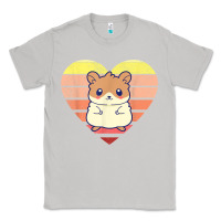 Moon Dust cute hamster design retro heart shape vintage t shirt Classic Tee - linhVisuals