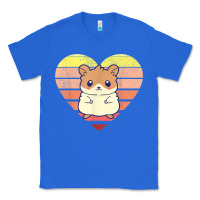 True Royal cute hamster design retro heart shape vintage t shirt Classic Tee - linhVisuals
