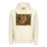 Sandshell highland cow fall Premium Hoodie - RanaPortraitStore