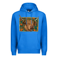 True Royal highland cow fall Premium Hoodie - RanaPortraitStore