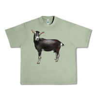 Oil Green Alpine Goat Urban Heavy Tee - LillyAllenDesigns