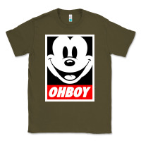 Army Green ohboy Classic Tee - linhVisuals