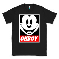 Black ohboy Classic Tee - linhVisuals