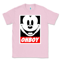 Bubblegum Pink ohboy Classic Tee - linhVisuals