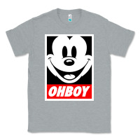 Heather Grey ohboy Classic Tee - linhVisuals