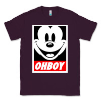 Plum ohboy Classic Tee - linhVisuals