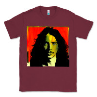 Burgundy chris cornell best legend Classic Tee - linhVisuals