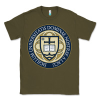 Army Green university dame Classic Tee - linhVisuals