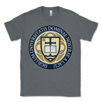 Charcoal Heather university dame Classic Tee - linhVisuals