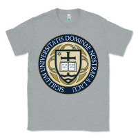Heather Grey university dame Classic Tee - linhVisuals