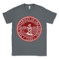 Charcoal Heather university oklahoma Classic Tee - linhVisuals