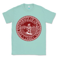 Seafoam university oklahoma Classic Tee - linhVisuals