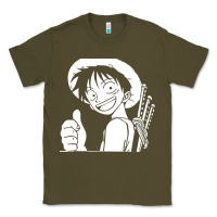 Army Green luffy one piece Classic Tee - linhVisuals