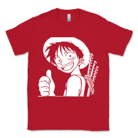 Red luffy one piece Classic Tee - linhVisuals