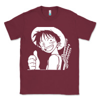 Burgundy luffy one piece Classic Tee - linhVisuals