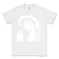 White luffy one piece Classic Tee - linhVisuals