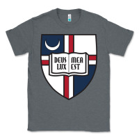 Charcoal Heather university catholic Classic Tee - linhVisuals