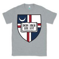 Heather Grey university catholic Classic Tee - linhVisuals