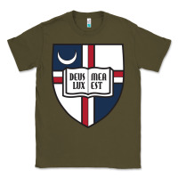 Army Green university catholic Classic Tee - linhVisuals