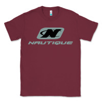 Burgundy Nautique Boats Classic Tee - linhVisuals