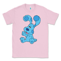 Bubblegum Pink blues clues on red sofa Classic Tee - linhVisuals