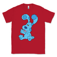 Red blues clues on red sofa Classic Tee - linhVisuals