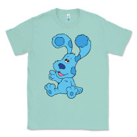 Seafoam blues clues on red sofa Classic Tee - linhVisuals