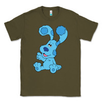 Army Green blues clues on red sofa Classic Tee - linhVisuals