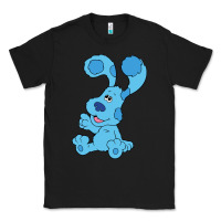 Black blues clues on red sofa Classic Tee - linhVisuals