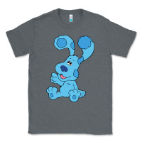 Charcoal Heather blues clues on red sofa Classic Tee - linhVisuals