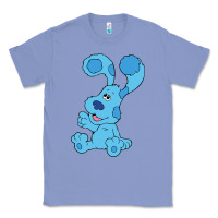 Colony Blue blues clues on red sofa Classic Tee - linhVisuals