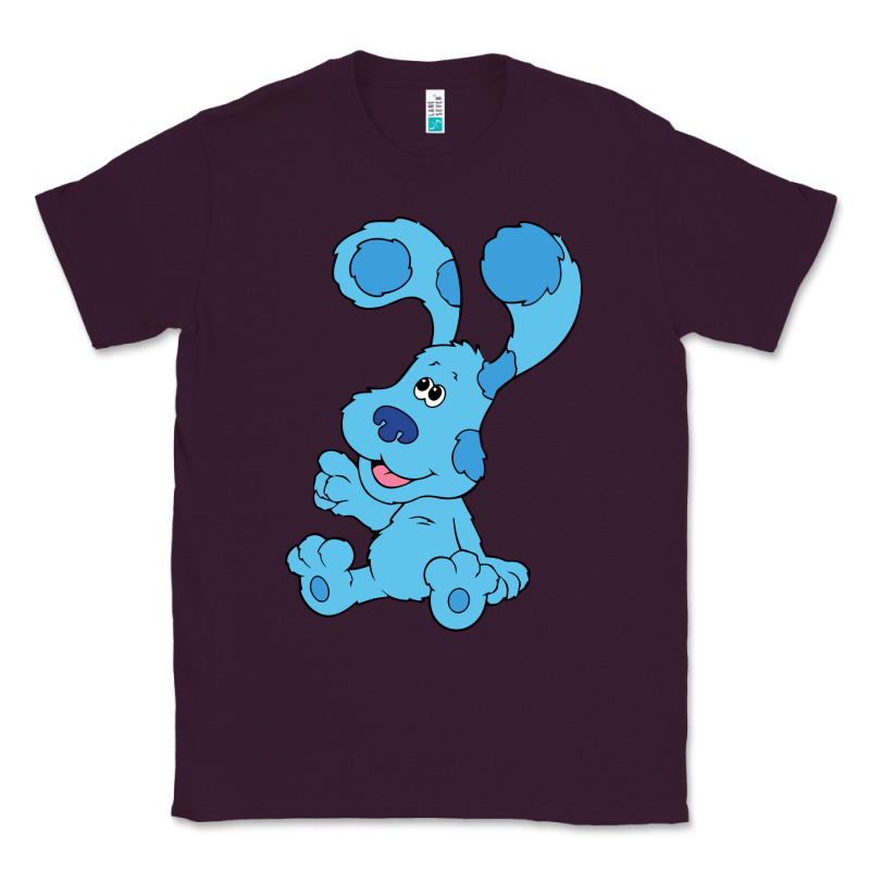 Blues Clues On Red Sofa Classic Tee by linhVisuals | Teevron