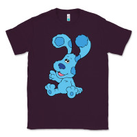 Plum blues clues on red sofa Classic Tee - linhVisuals