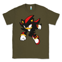 Army Green shadow the hedgehog Classic Tee - linhVisuals