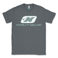 Charcoal Heather Nautique Boats Classic Tee - linhVisuals