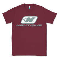 Burgundy Nautique Boats Classic Tee - linhVisuals