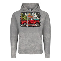 Cloud Rock christmas truck Vintage Hoodie - BarkalooDesign