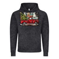 Vintage Black christmas truck Vintage Hoodie - BarkalooDesign