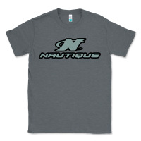 Charcoal Heather Nautique Boats Classic Tee - linhVisuals