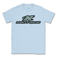 Dusty Blue Nautique Boats Classic Tee - linhVisuals