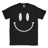Black smily Classic Tee - linhVisuals