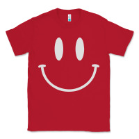 Red smily Classic Tee - linhVisuals