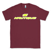 Burgundy Nautique Boats Classic Tee - linhVisuals