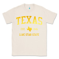 Natural texas Classic Tee - linhVisuals