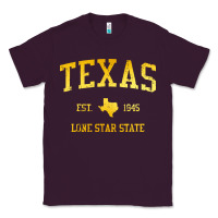 Plum texas Classic Tee - linhVisuals