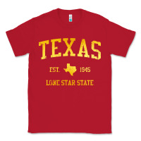 Red texas Classic Tee - linhVisuals