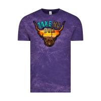 Cloud Purple take no bull Vintage Tee - RacoonDesign