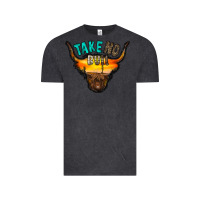 Vintage Black take no bull Vintage Tee - RacoonDesign