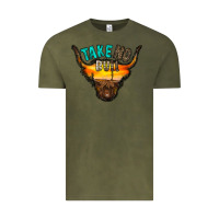 Vintage Olive take no bull Vintage Tee - RacoonDesign