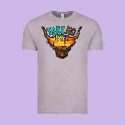 Take No Bull Vintage Tee Designed By Racoondesign